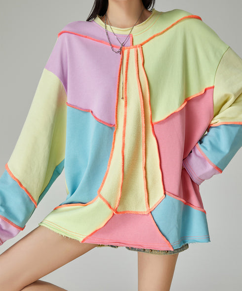 Color Patchwork Top